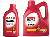 メンテナンス Esso Uniflo MOTOR OIL SAE10W-40 Esso Uniflo SAE 15w-40